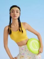 Swiftly Tech Cropped Racerback Workout Bra High Support | Yoga | Gym - B23S0006