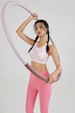 New Fashion UTPALA Multicolor V-Neck Workout Bra High Support | Yoga | Gym - B23P0001 - Image 2