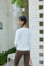 UTPALA Ultralight Waist-Length Long Sleeve T-shirt - 24TS307 - Image 4