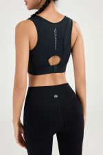 UTPALA V-Neck Workout Bra High Support | Yoga | Gym - B23S0002 - Image 3