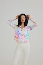 New Fashion UTPALA Multicolor Half-Zip Hoodie - T23P0007 - Image 2