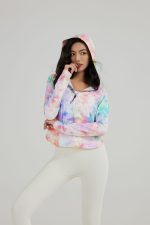 New Fashion UTPALA Multicolor Half-Zip Hoodie - T23P0007